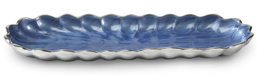 Julia Knight 14" Rectangular Peony Tray, Azure
