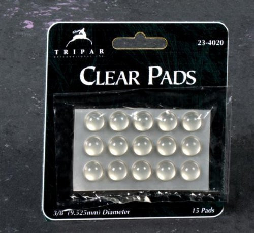 Tripar Self Stick Clear Pads, Pack of 15 (23-4020)