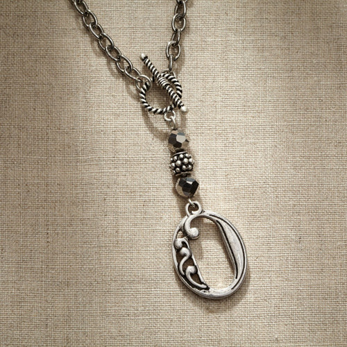 Enesco Jim Shore Monogram Necklace, Letter O (4047974)