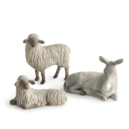 Demdaco Willow Tree, Gentle Animals of The Stable for The Christmas Story