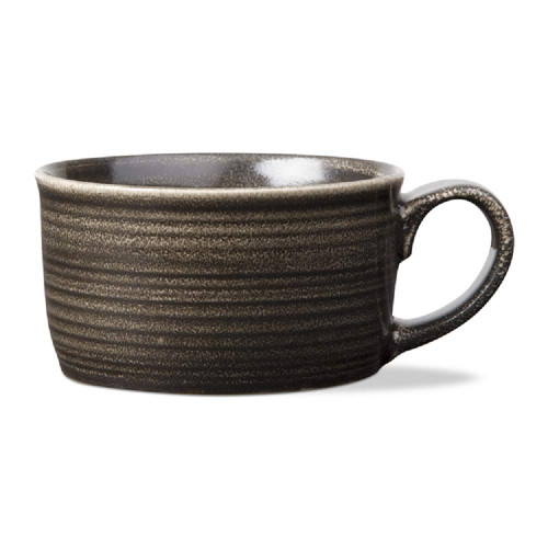 TAG Loft Reactive Glaze Soup Mug, Black (G10011)