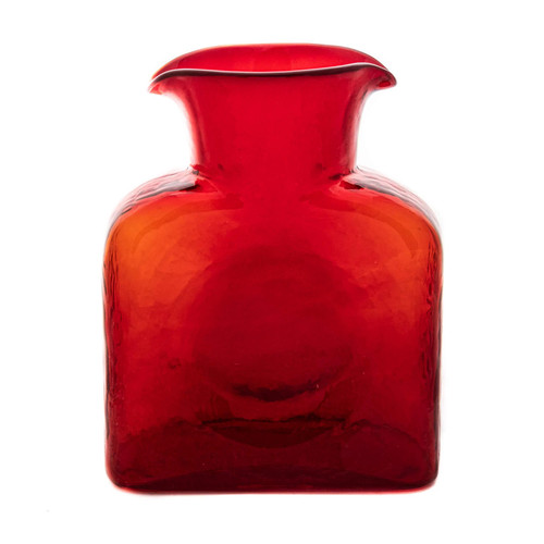 Blenko Glass Water Bottle, Ruby (384-17)