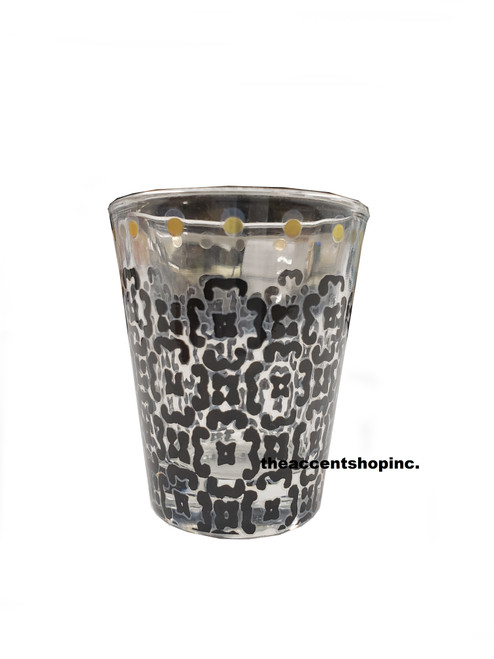 TAG Henna Shot Glass, Gold Dots