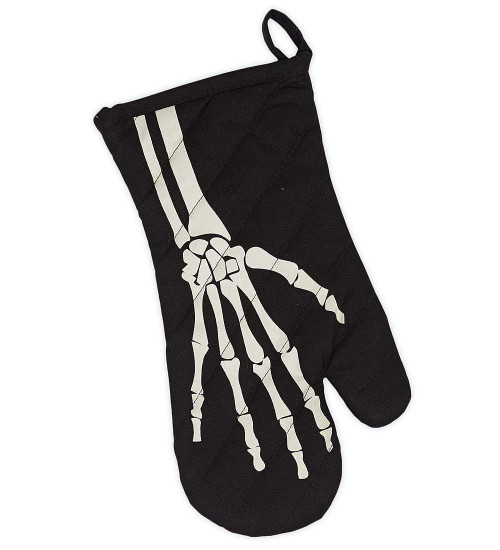 Design Imports India Oven Mitt, Skeleton