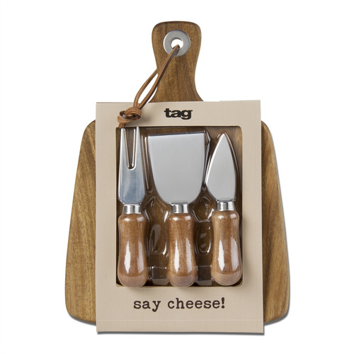 TAG Say Cheese! Cheese Board & Utensil Set (208419)