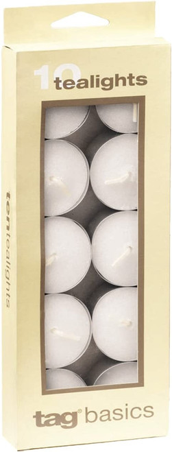 TAG Tealight Candles, Box of 10 (WCF-02)
