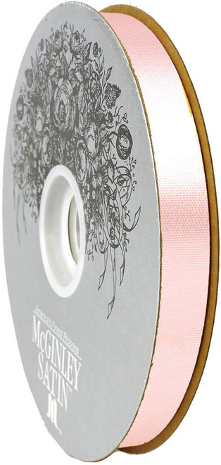 McGinley Satin Acetate Ribbon, Baby Pink - 100yd x 9/16in (282223-005)