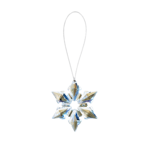 Ganz Mini Glo-Flake Ornament, 6-Point Open (ORN-SNW-1A)