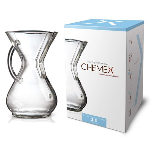 Chemex Handle Series Coffeemaker, 6 Cup (CM-6GH)