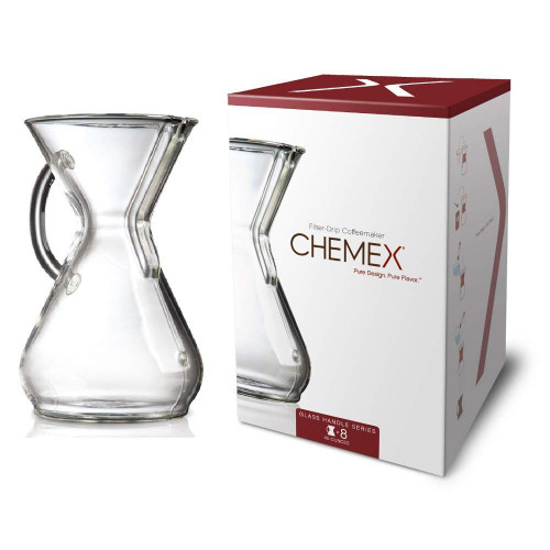 Chemex Handle Series Coffeemaker, 8 Cup (CM-8GH)