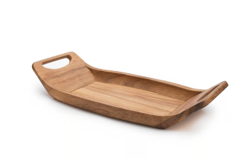 Fox Run Ironwood Gourmet Saddle Serving Tray, Acacia Wood (28337)