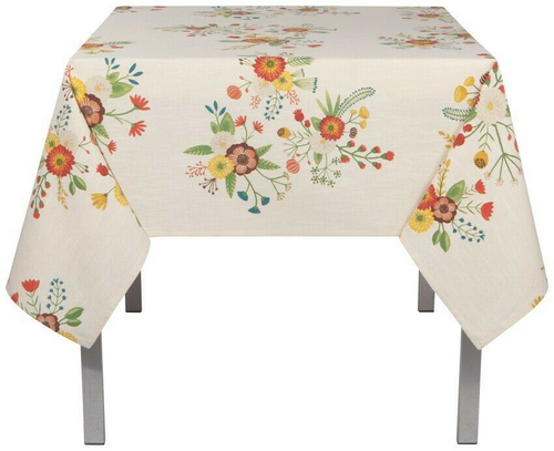 Now Designs Goldenbloon Tablecloth 60 x 60 inch