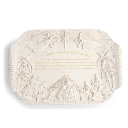 Demdaco "O Come Emmanuel" Platter