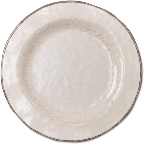 TAG Veranda 9" Melamine Salad Plates, Ivory - Set of 4 (205775)