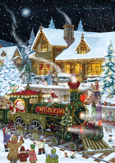 Vermont Christmas Company Christmas Card Advent Calendar, Polar Express (BB421)