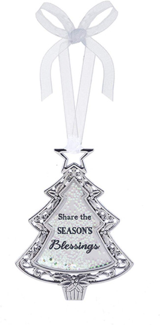 Ganz Beauty Of X-mas Tree Ornament - Share The Season's Blessings (EX22699)