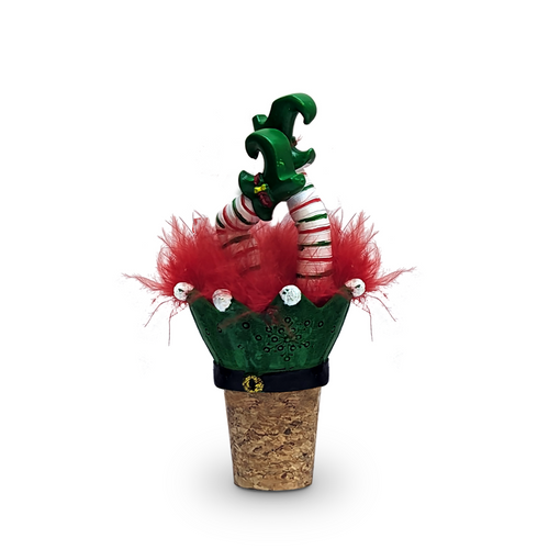 Ganz Bottle Topper, Wiggle Legs - Elf (EX25947B)