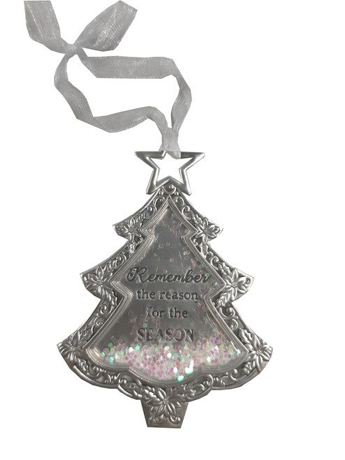 Ganz Beauty Of Xmas Tree Ornament - Remember The Reason For The Season (EX22704)