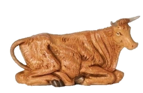 Roman Fontanini Seated Ox,  7.5" Collection (52834)
