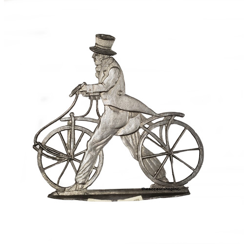 Alexander International Man On Bicycle Ornament