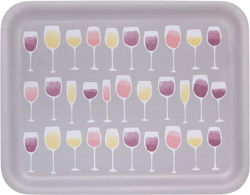 Now Designs Wine Tasting Willow Veneer Rectangular Tray (5114001)
