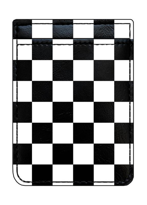 iDecoz Phone Pocket, Black & White Checker