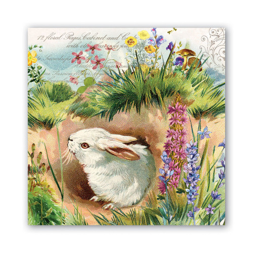 Michel Design Works Paper Luncheon Napkins, Bunny Hollow - 2 Packs (NAPL337)
