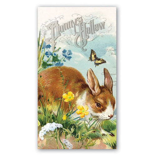 Michel Design Works Paper Hostess Napkins, Bunny Hollow - 2 Packs (NAPH337)