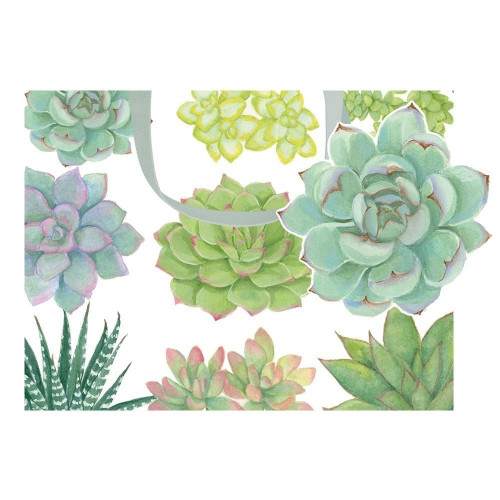 Caspari Small Gift Bag, Succulents (9026B1)