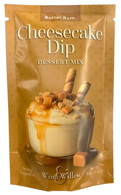 Wind & Willow Cheesecake Dip Mix, Butter Rum, Set of 2 (42003)