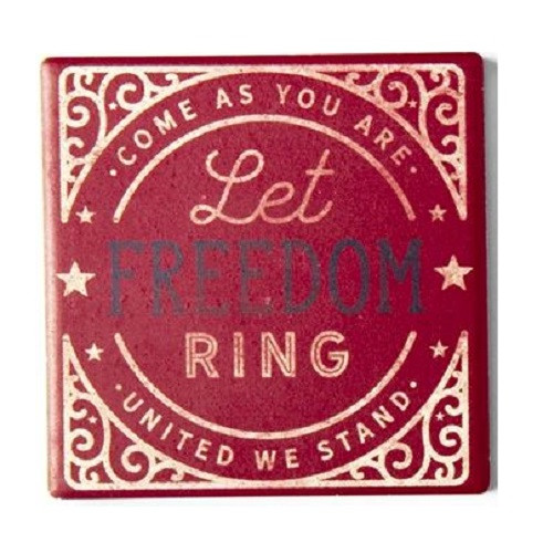 TAG Americana Coaster, Let Freedom Ring (G11235A)