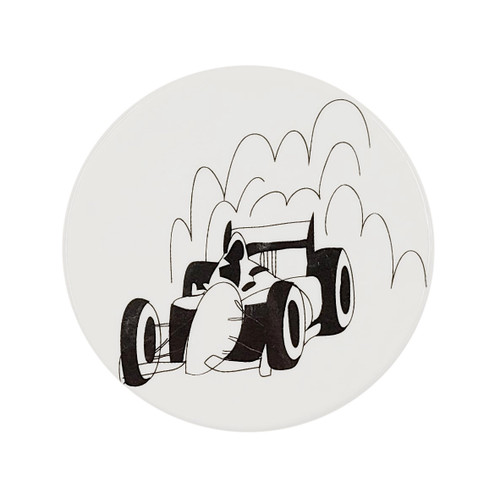 The Dish "Switchit" Plaque, Race Car