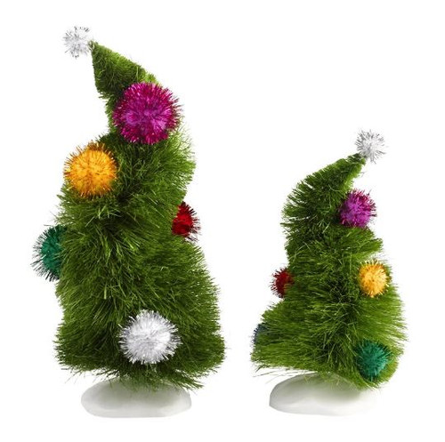 Department 56 Grinch Villages Wonky Trees, Set of 2 (4032417)