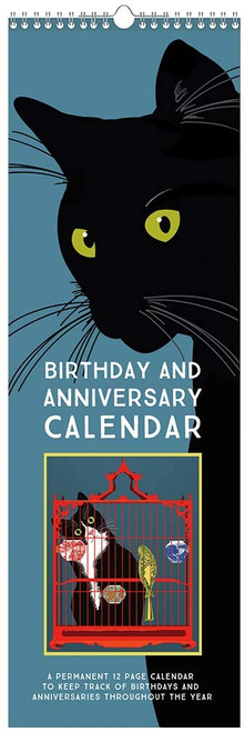Linnea Designs Cat Birthday & Anniversary Perpetual Calendar