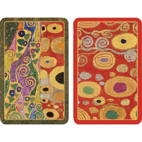 Caspari Bridge Playing Cards, Viennese Nouveau - Set of 2 Decks (PC141)