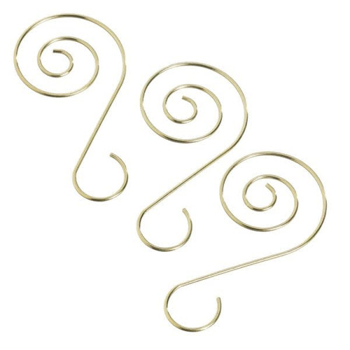 Midwest CBK Gold Metal Ornament Hooks Displayers, Set of 12