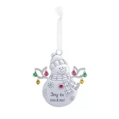 Ganz Jingle Snowman Ornament - Joy For You & Me!