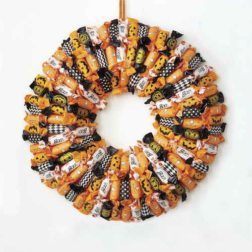 Raz Imports Wreath, Halloween Candy (W4016184)