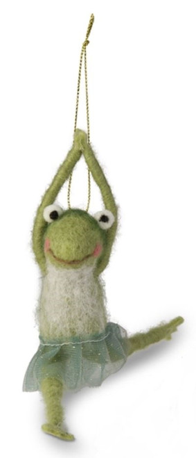 TAG Ornament, Individual Poseable Frog Ballerina (G12242)