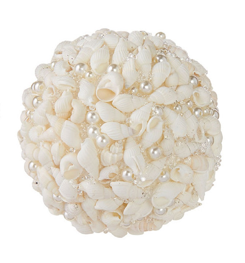 Raz Imports Seashell Ball Ornament