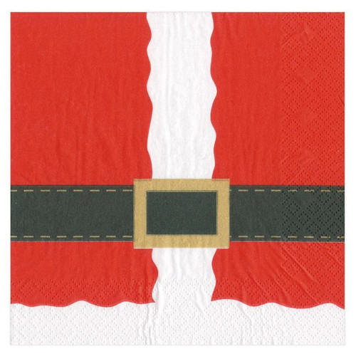 Caspari Paper Luncheon Napkins, Santa Costume - 2 Packs (16120L)