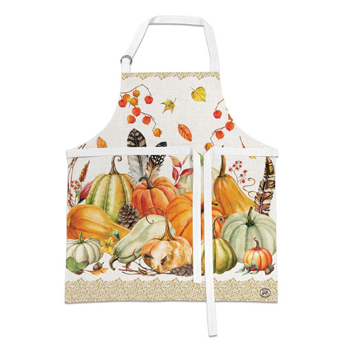Michel Design Works Cotton Apron, Sweet Pumpkin (APR349)