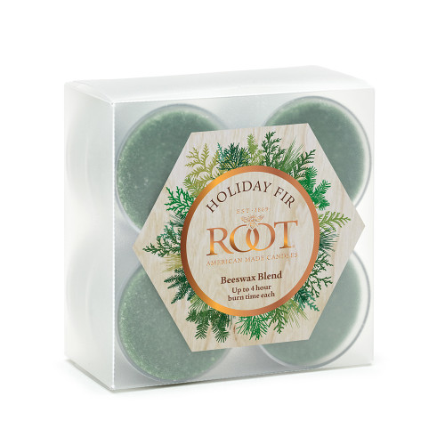Root Tealights, Holiday Fir - Box of 8
