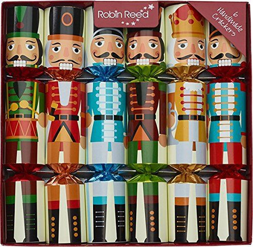 Robin Reed 12" Crackers, Nutcracker Party, Set of 6 (61735)