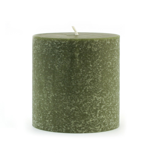 Root Timberline Pillar Candle, 3x 3" Dark Olive (33372)