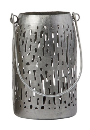 TAG Pierced Lantern, Iron Grey