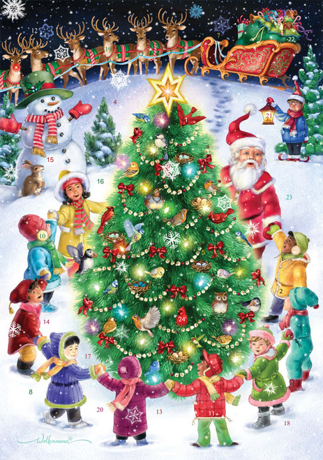 Vermont Christmas Company Advent Calendar, Gather Round the Tree (BB888)