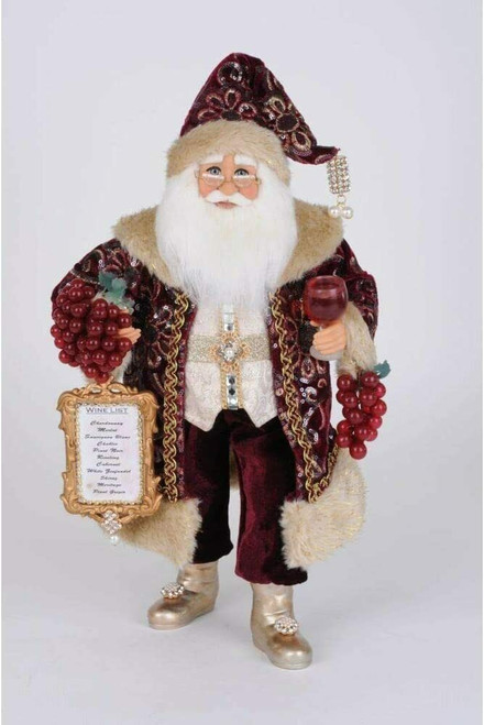 Karen Didion Burgundy Wine Santa (CC16-216)