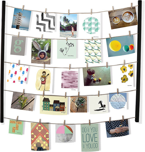 Umbra Hangit Wall Memo and Picture Frame, Black
