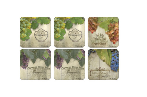 Pimpernel Coasters, Tuscan Vineyard - Set of 6